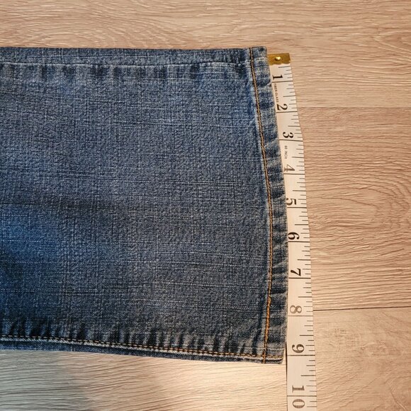 Vtg Levi's Jeans 7 L Superlow 518 Bootcut Medium Light Wash Denim Y2K Western - Picture 9 of 9